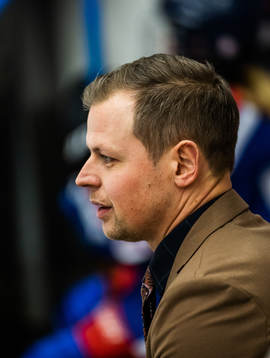Oskarshamns tränare Martin Filander