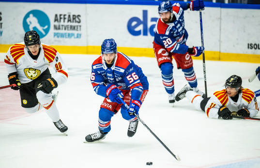 Brynäs David Sklenicka och Oskarshamns Robin Norell