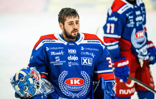 Oskarshamns målvakt Joe Cannata