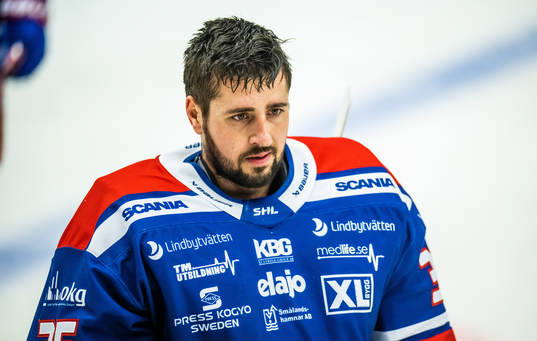Oskarshamns målvakt Joe Cannata