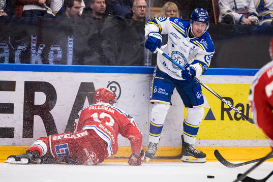 Leksands Jonas Ahnelöv och Timrås Nicholas Halloran