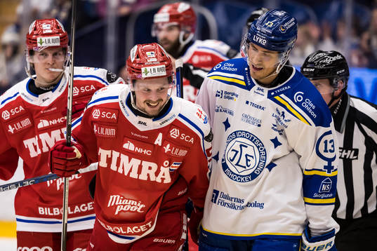 Timrås Jonathan Dahlén och Leksands Jon Knuts
