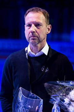 Leksands VD Andreas Hedbom innan ishockeymatchen i SHL