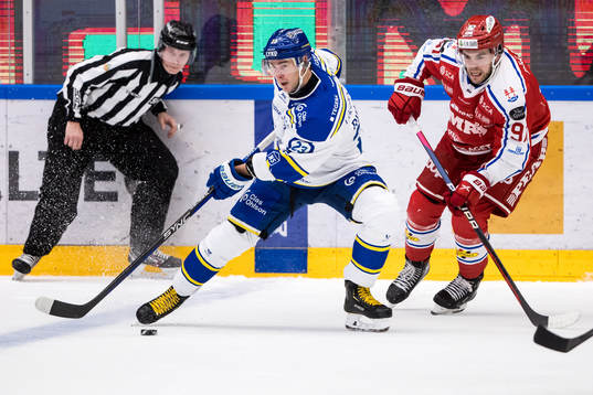 Leksands Mikael Ruohomaa och Timrås Magnus Pääjärvi