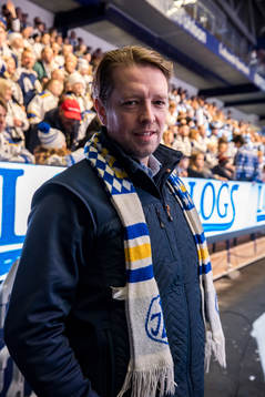 Claes Bergström ordförande Leksands IF innan