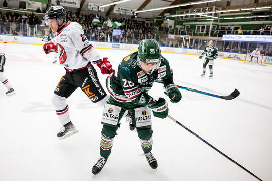 Vita Hästens Filip Lennström och Tingsryds William