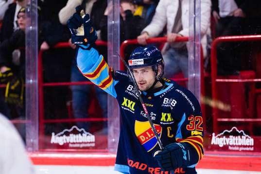 Djurgårdens Marcus Kruger jublar