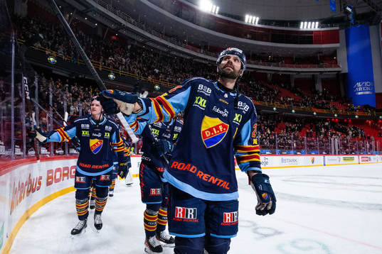 Djurgårdens Ludvig Rensfeldt jublar