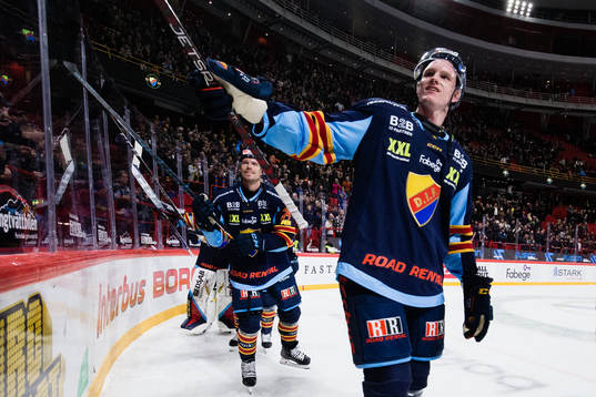 Djurgårdens Edvin Hammarlund jublar