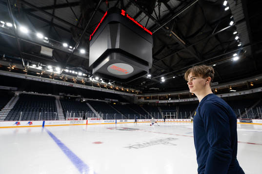 Jakob Norén of Sweden at a practice session