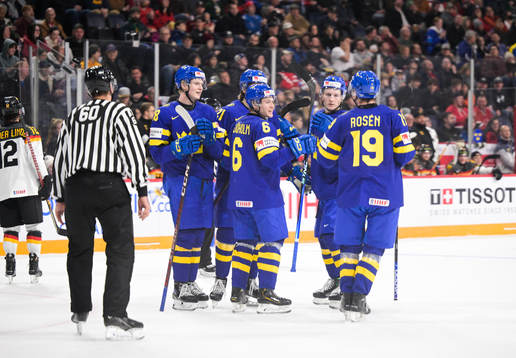 Filip Bystedt, Victor Sjöholm, Adam Engström and Isak