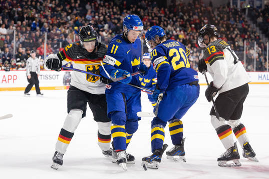 Fabian Lysell and Liam Öhgren of Sweden against Rayan