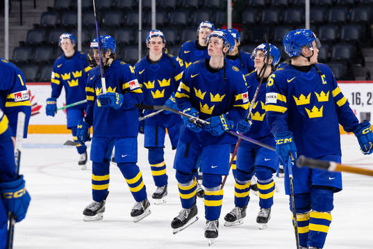 Ludvig Jansson of Sweden celebrates