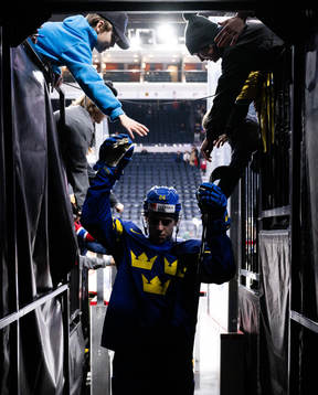 Jonathan Lekkerimäki of Sweden celerbrates