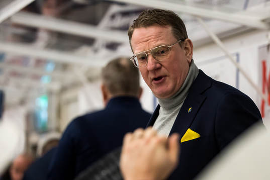 Södertäljes tränare Magnus Bogren