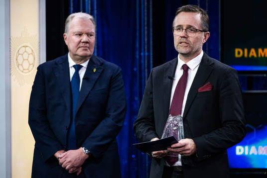 Karl-Erik Nilsson, ordförande för Svenska