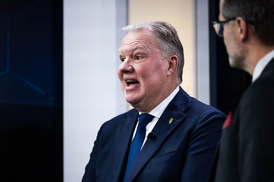 Karl-Erik Nilsson, ordförande för Svenska