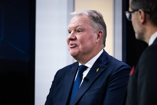 Karl-Erik Nilsson, ordförande för Svenska