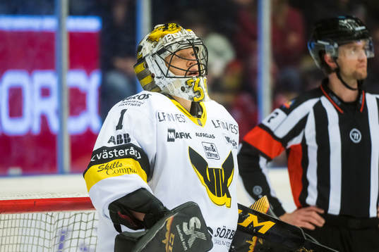 Västerås målvakt Jonas Eneroth deppar
