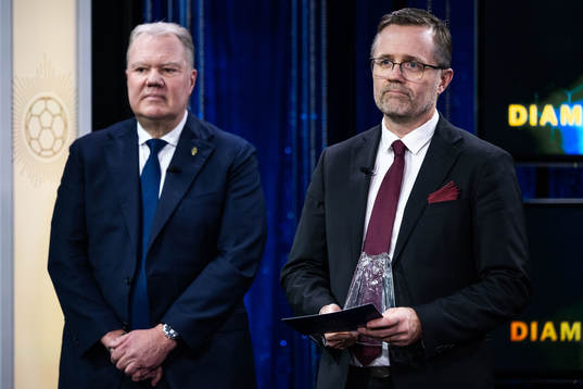 Karl-Erik Nilsson, ordförande för Svenska