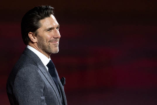 Henrik Lundqvist hyllas innan ishockeymatchen i SHL mellan