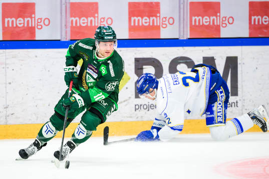 Färjestads Marcus Nilsson och Leksands Tobias Ekberg