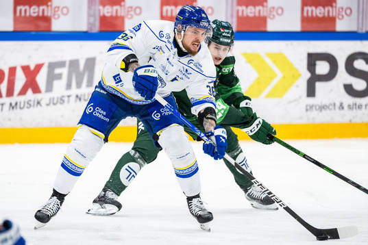 Leksands Lucas Elvenes och Färjestads Lucas Forsell