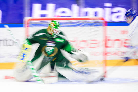 Färjestads målvakt Dennis Hildeby