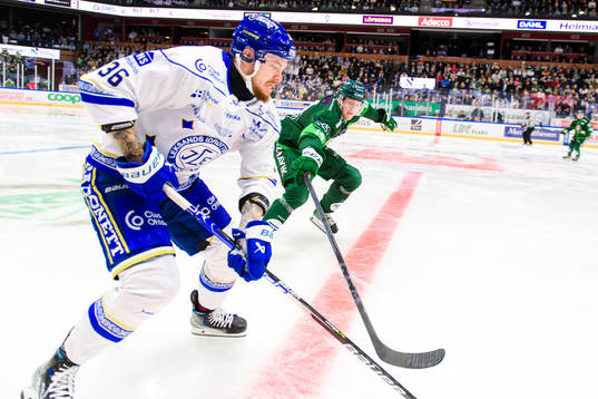 Leksands Lucas Elvenes och Färjestads Victor Ejdsell