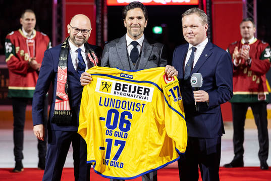 Anders Larsson, ordförande Svenska Ishockeyförbundet med