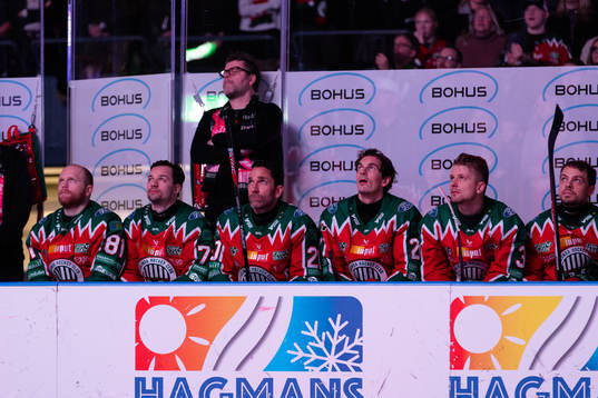 Frölundas Ryan Lasch, Patrik Carlsson, Joel Lundqvist,