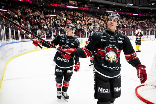 Malmö Redhawks Lance Bouma jublar
