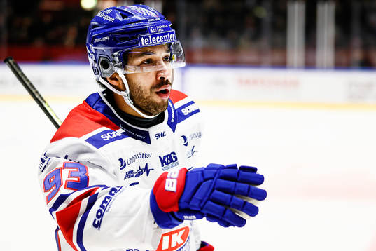 Oskarshamns Cameron Brace jjj<efter mål 1-1