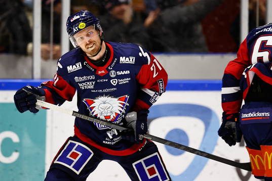 Linköpings Christoffer Ehn jublar