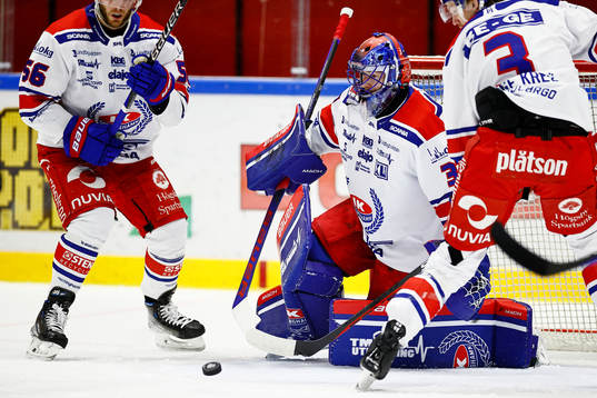 Oskarshamns målvakt Tim Juel