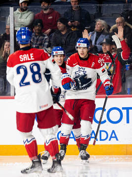Eduard Sale, Jiri Tichacek and Jiri Kulich of Czech
