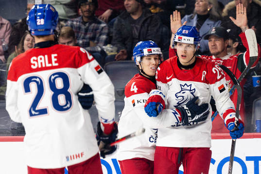 Eduard Sale, Jiri Tichacek and Jiri Kulich of Czech
