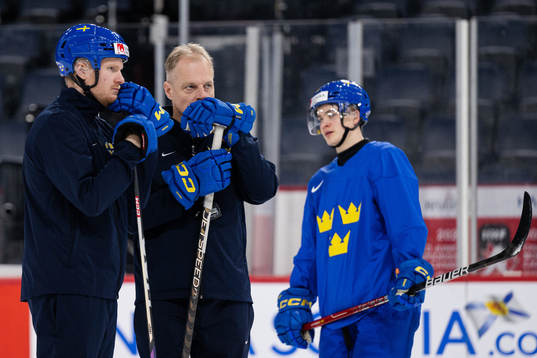 Adam Almqvist, video coach and Magnus Hävelid, head coach