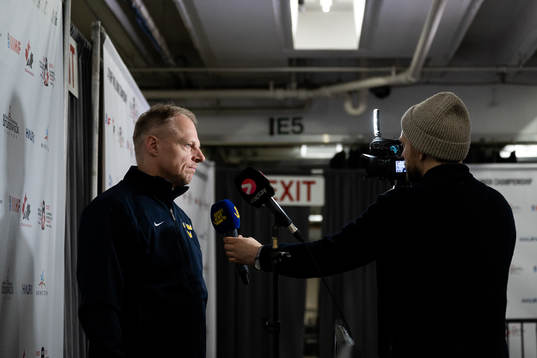 Magnus Hävelid, head coach of Sweden