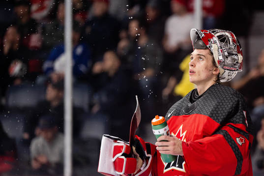 Goalkeeper Thomas Milic of Canada