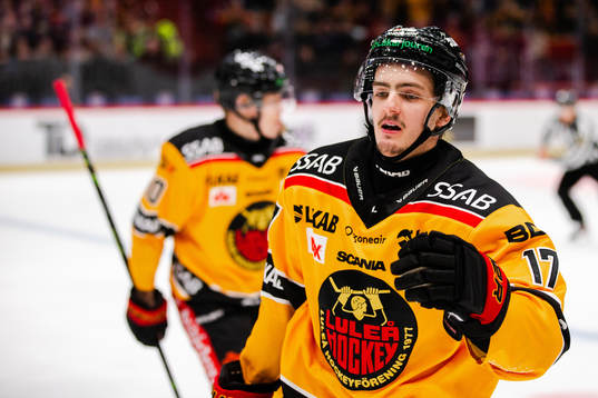 Luleås Isac Brännström jublar