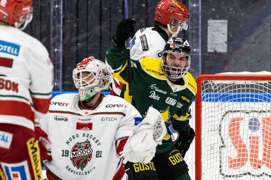 Östersunds Carls Skärström jublar