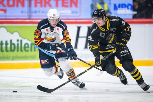 Djurgårdens David Blomgren och AIKs Eric Norin