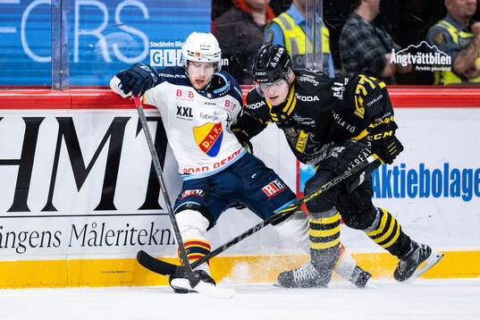 Djurgårdens John Norman och AIKs William Ignberg Nilsson