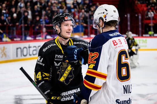 AIKs Oscar Öhman och Djurgårdens Wiktor Nilsson