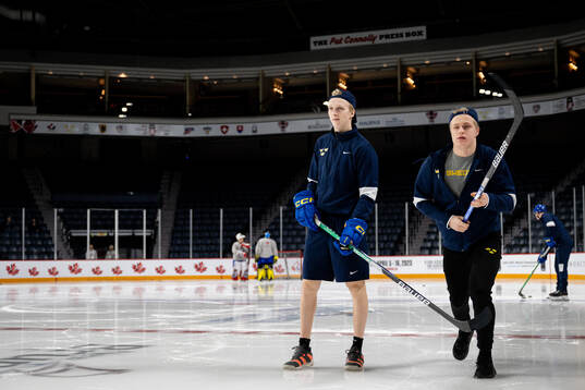 Adam Engström and Elias Pettersson of Sweden