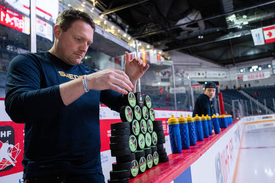 Daniel Nilsson, equipment manager of Sweden