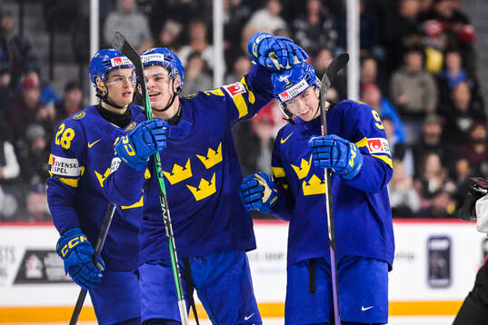 Simon Robertsson, Oskar Pettersson  and Ludvig Jansson of