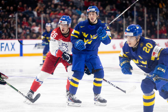 Martin Rysavy of Czech Republic and Noah Östlund of Sweden