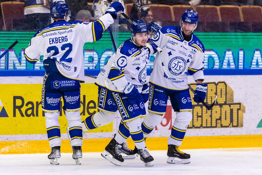 Leksands Marcus Karlberg jublar